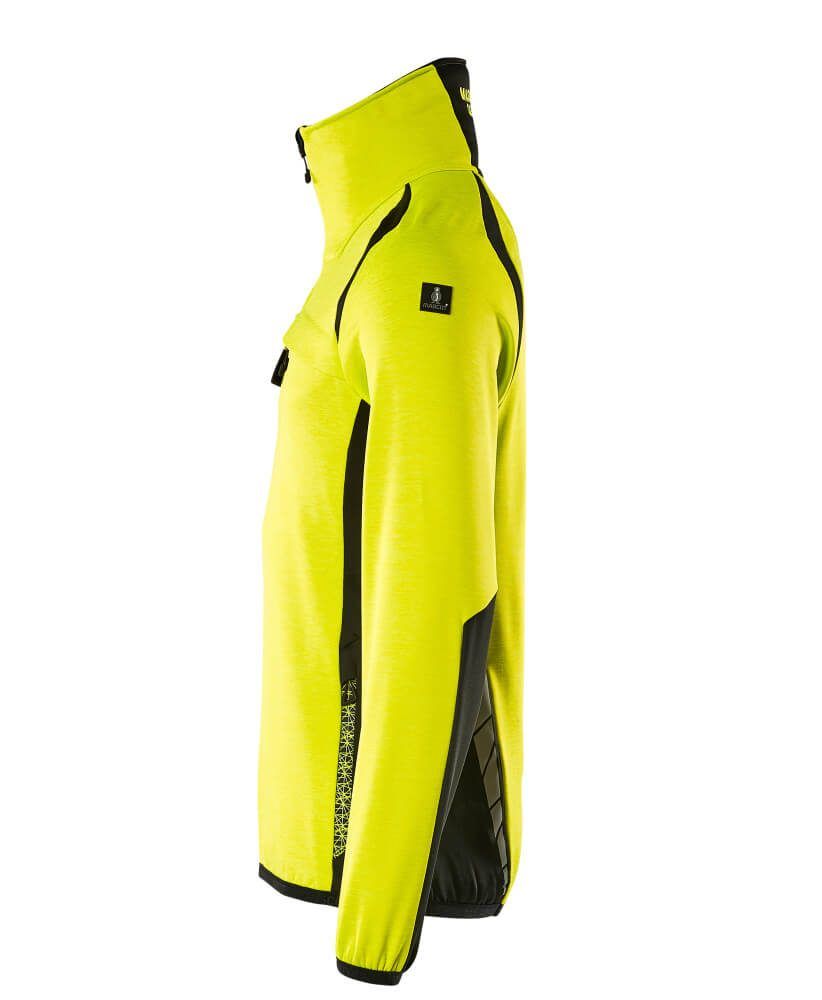 ACCELERATE SAFE Fleecejacke mit kurzem Reißverschluss