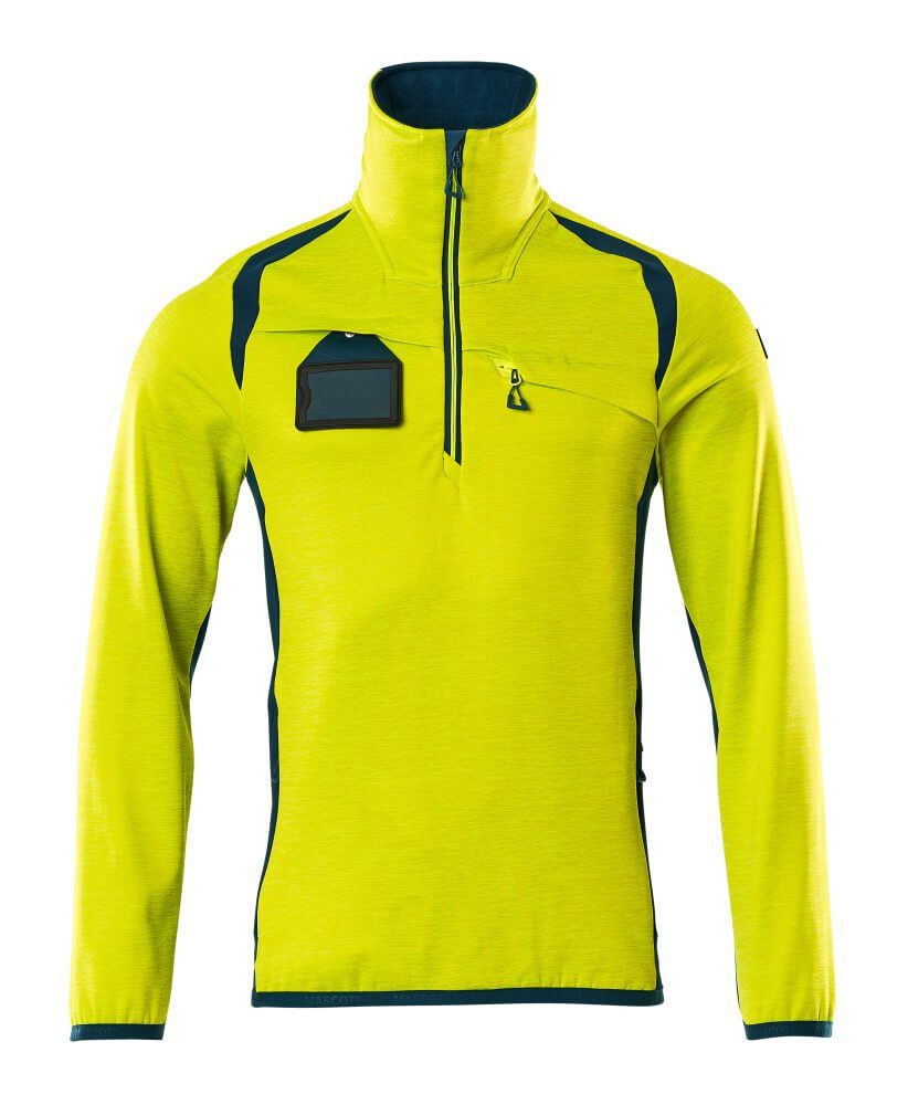ACCELERATE SAFE Fleecejacke mit kurzem Reißverschluss