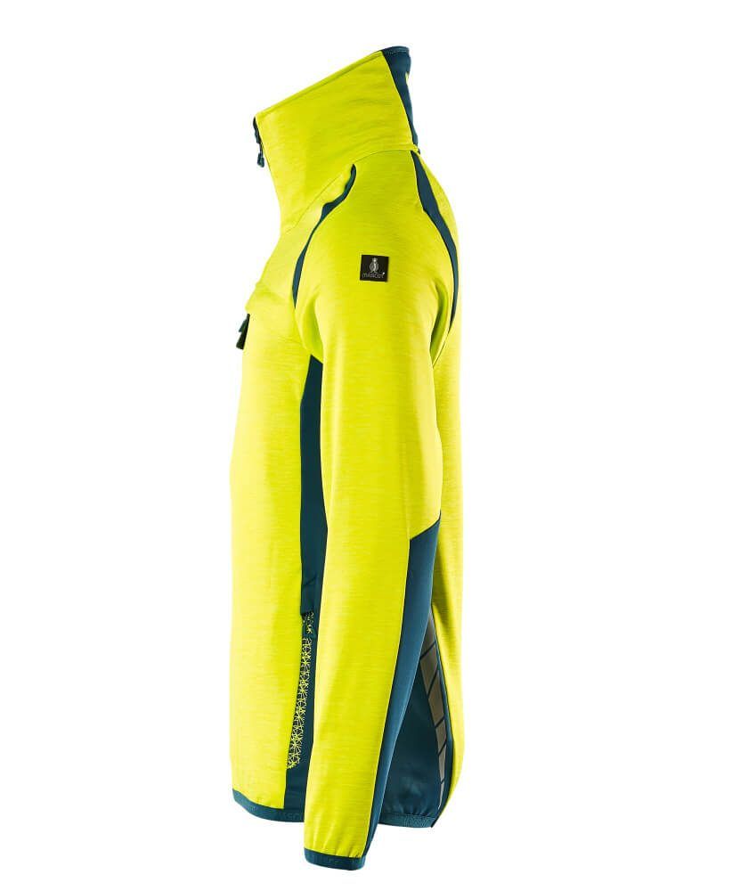 ACCELERATE SAFE Fleecejacke mit kurzem Reißverschluss