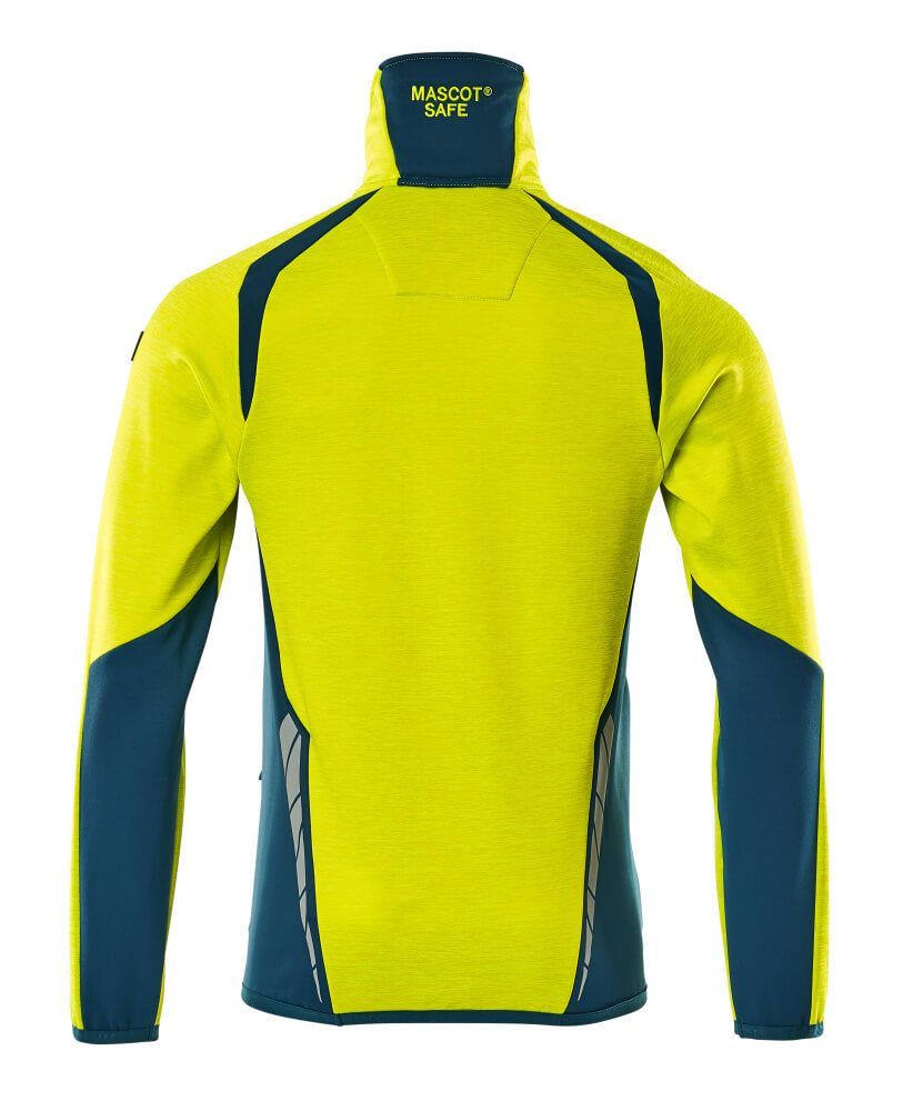 ACCELERATE SAFE Fleecejacke mit kurzem Reißverschluss