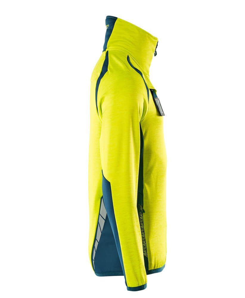 ACCELERATE SAFE Fleecejacke mit kurzem Reißverschluss