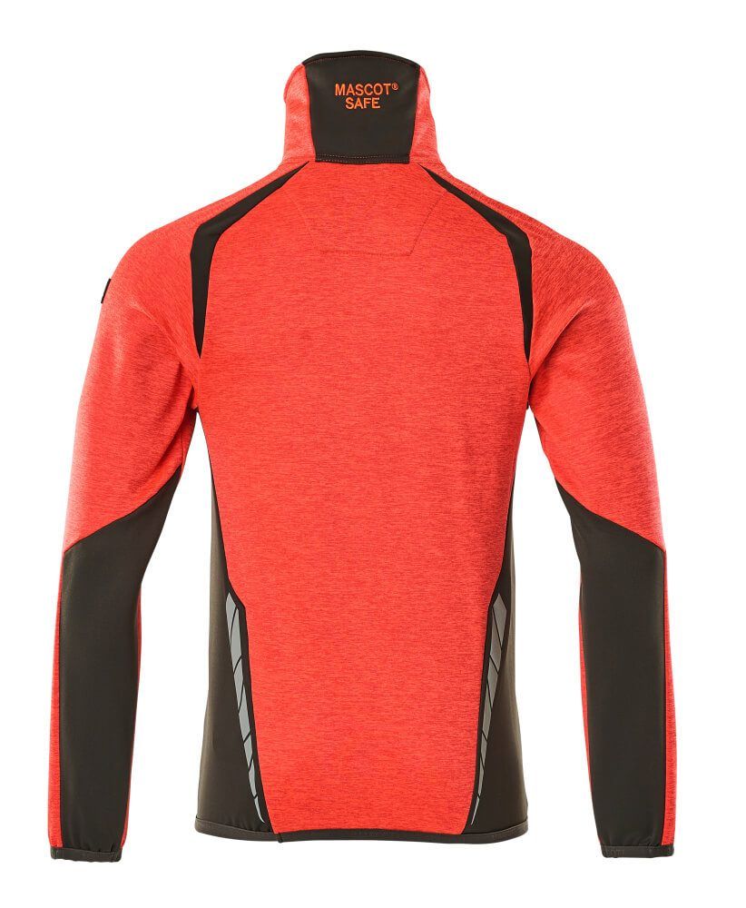ACCELERATE SAFE Fleecejacke mit kurzem Reißverschluss