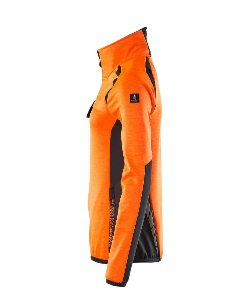 ACCELERATE SAFE Fleecejacke mit kurzem Reißverschluss Damen