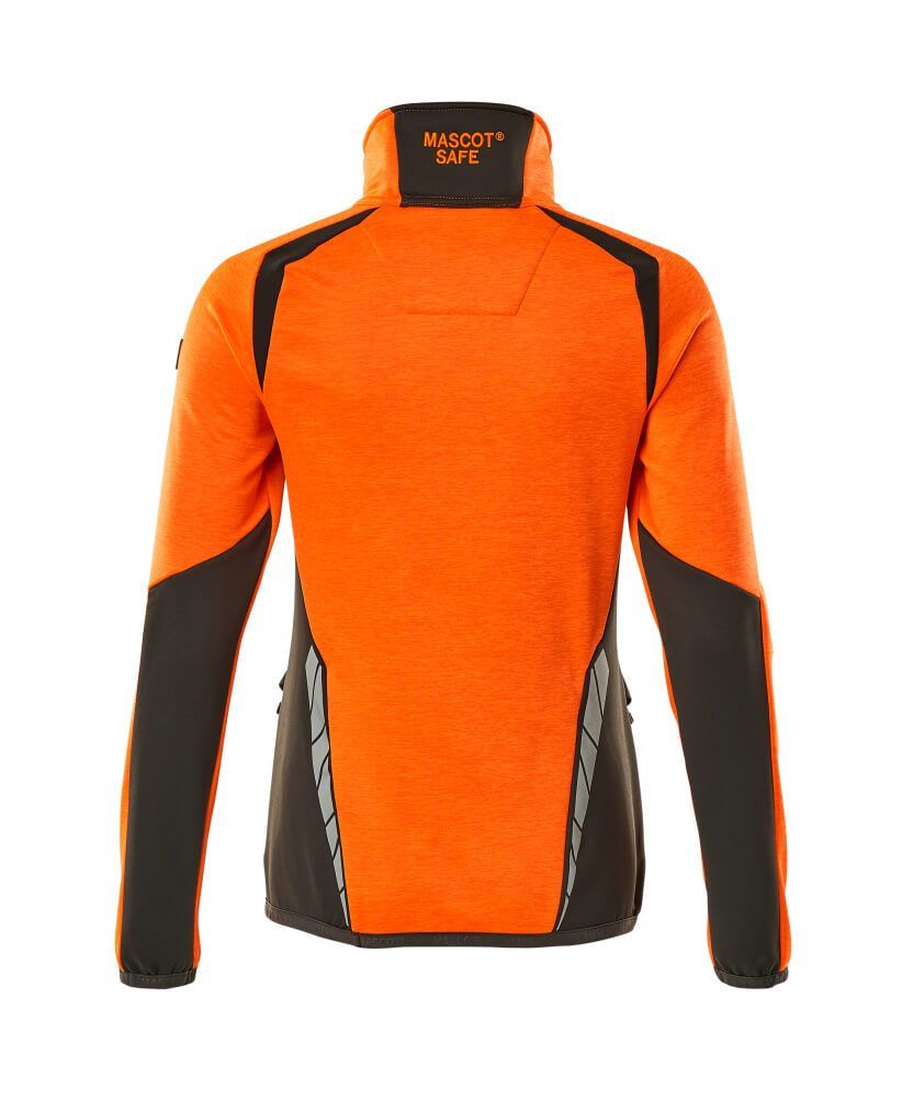 ACCELERATE SAFE Fleecejacke mit kurzem Reißverschluss Damen