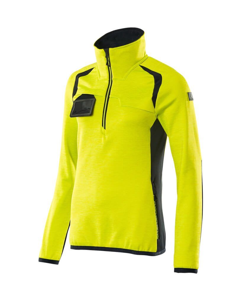 ACCELERATE SAFE Fleecejacke mit kurzem Reißverschluss Damen
