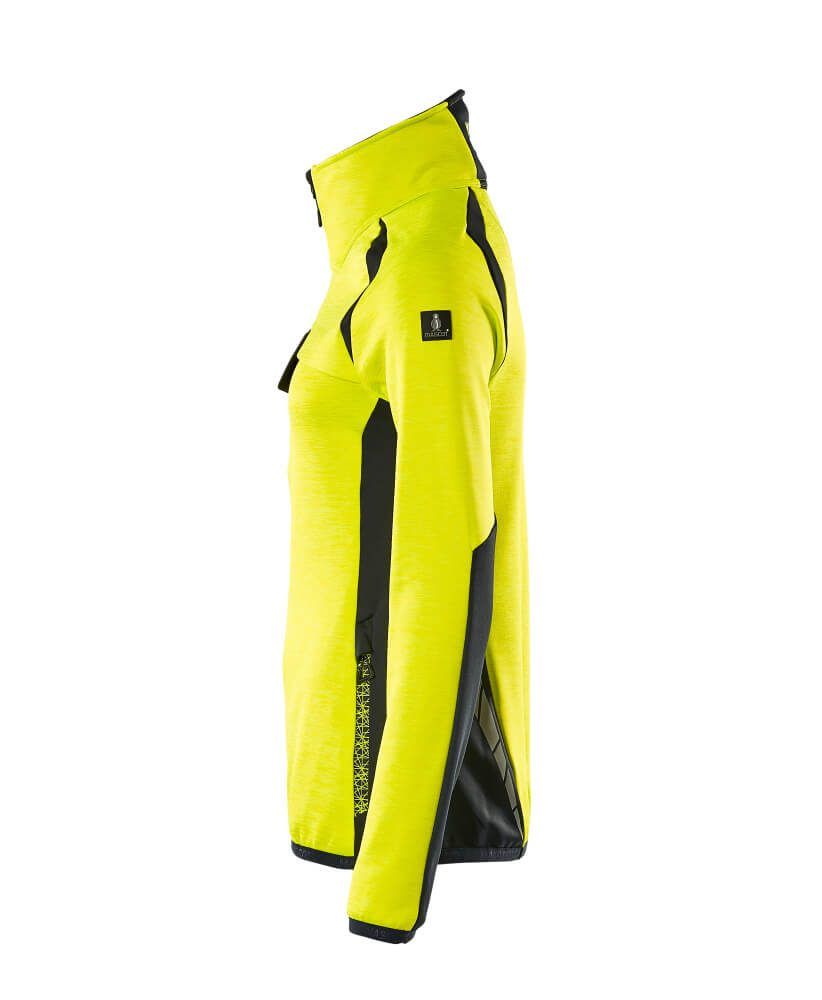 ACCELERATE SAFE Fleecejacke mit kurzem Reißverschluss Damen