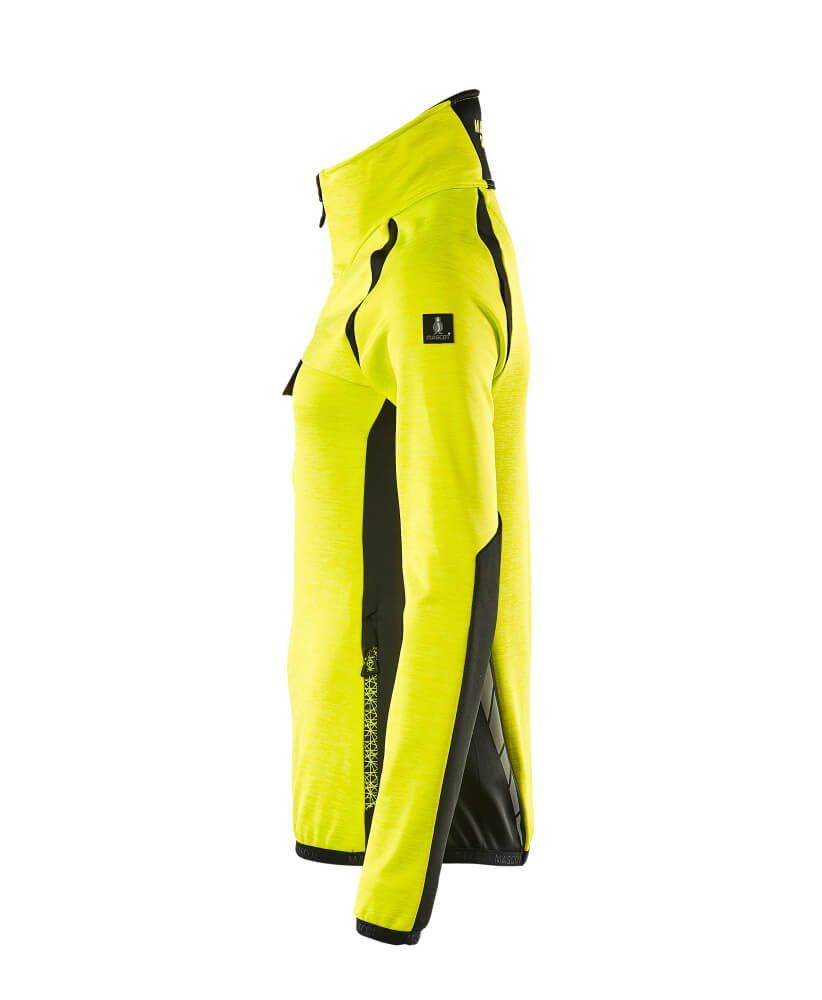 ACCELERATE SAFE Fleecejacke mit kurzem Reißverschluss Damen