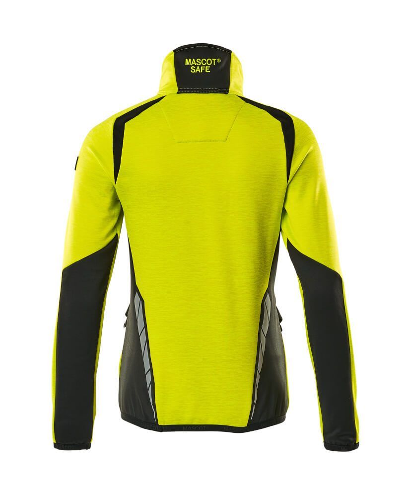 ACCELERATE SAFE Fleecejacke mit kurzem Reißverschluss Damen