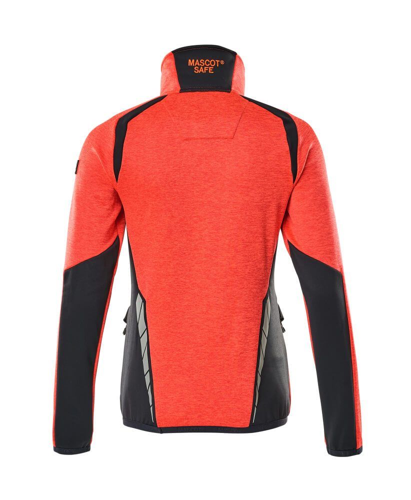 ACCELERATE SAFE Fleecejacke mit kurzem Reißverschluss Damen