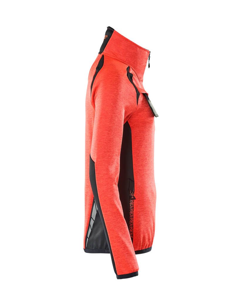 ACCELERATE SAFE Fleecejacke mit kurzem Reißverschluss Damen