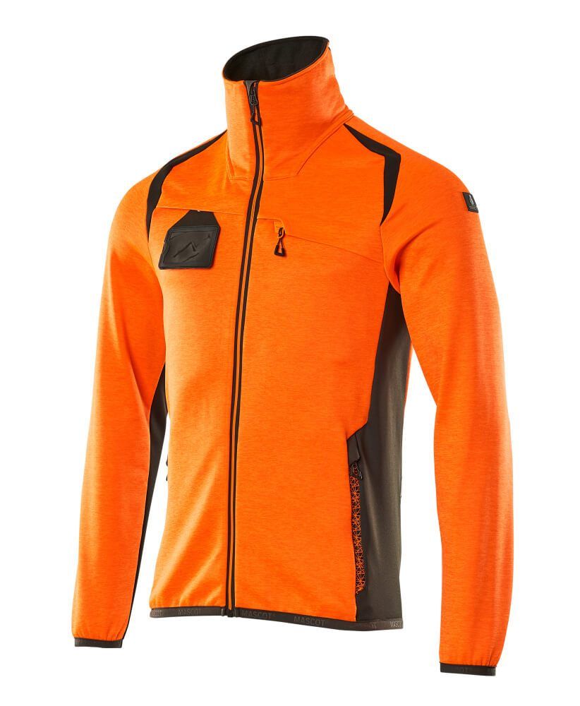 ACCELERATE SAFE Fleecejacke mit Reißverschluss