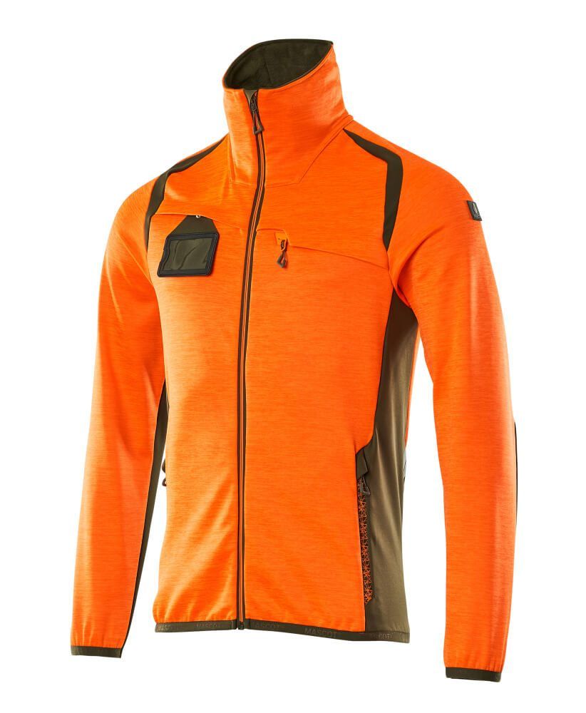 ACCELERATE SAFE Fleecejacke mit Reißverschluss