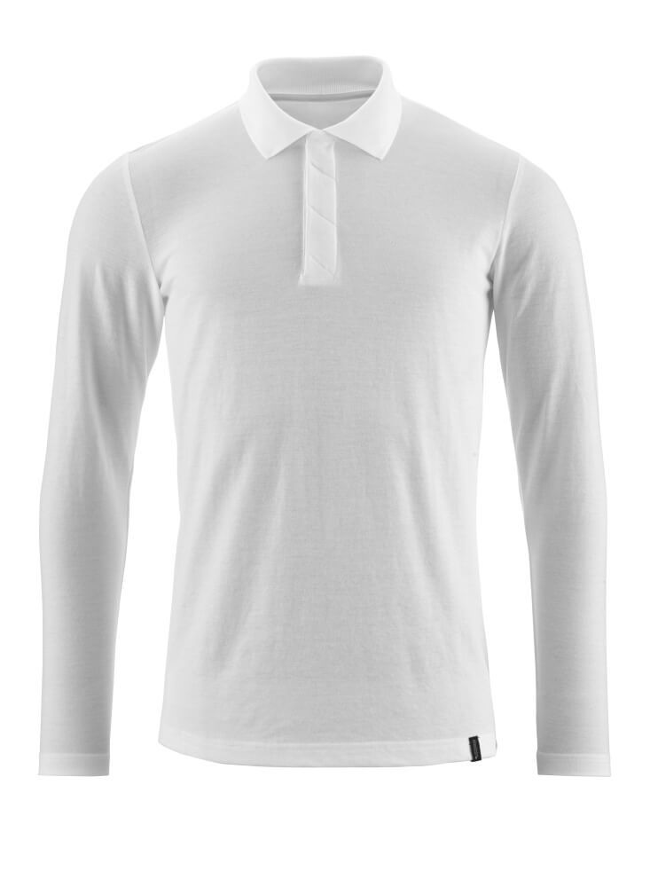 Crossover Langarm Polo-Shirt