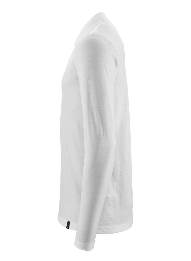 Crossover Langarm Polo-Shirt