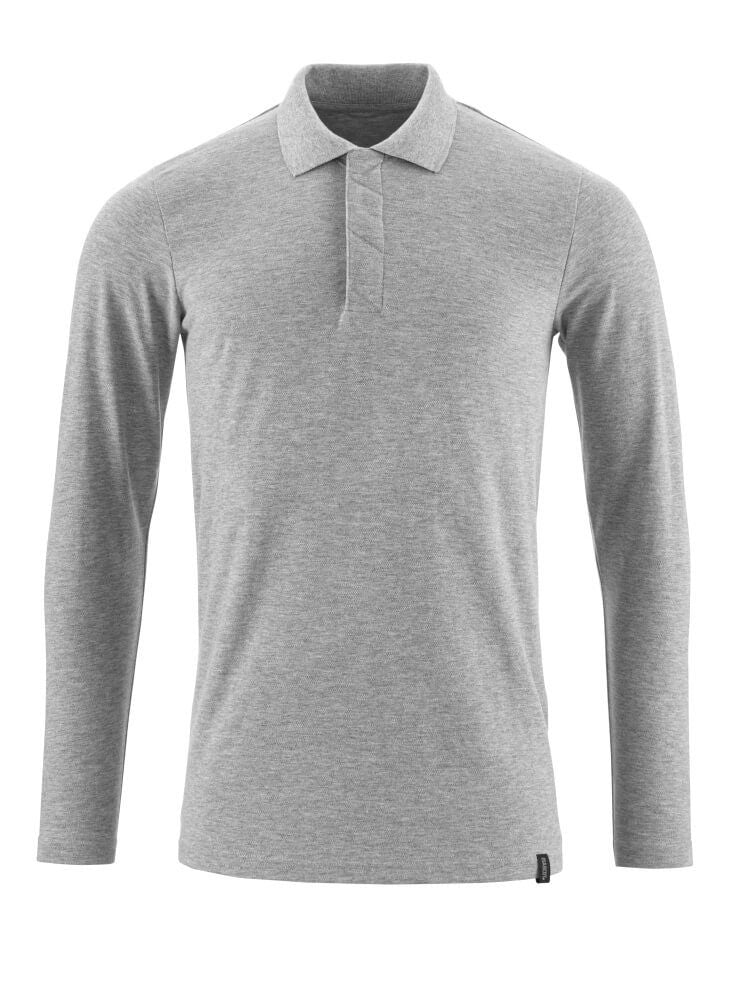 Crossover Langarm Polo-Shirt