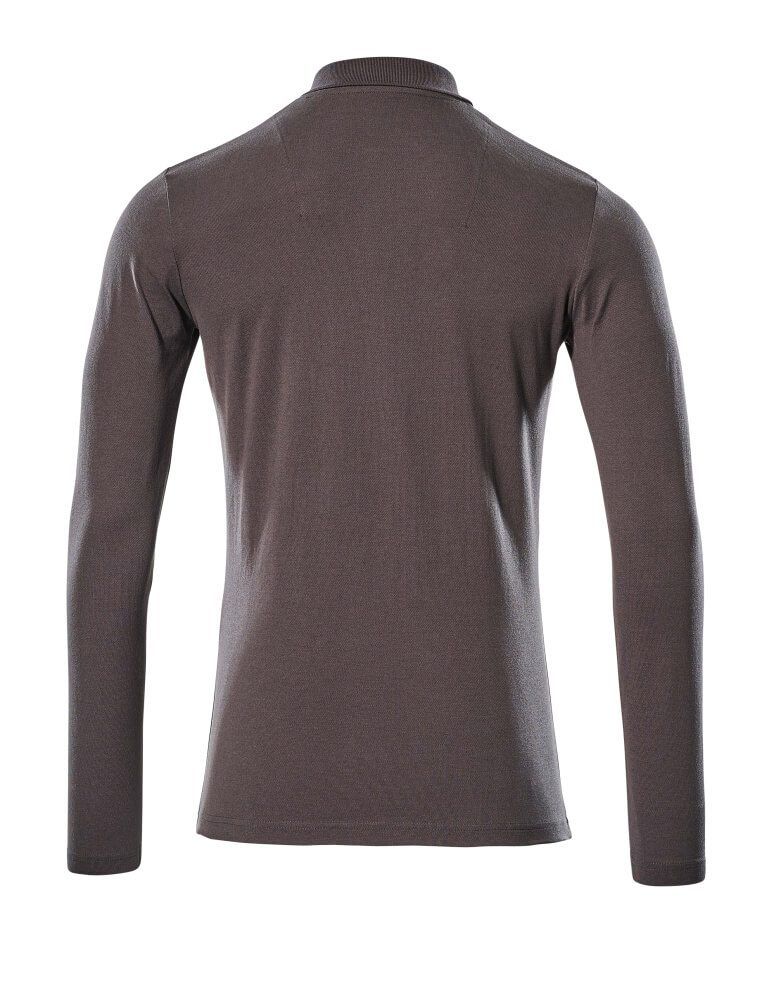 Crossover Langarm Polo-Shirt