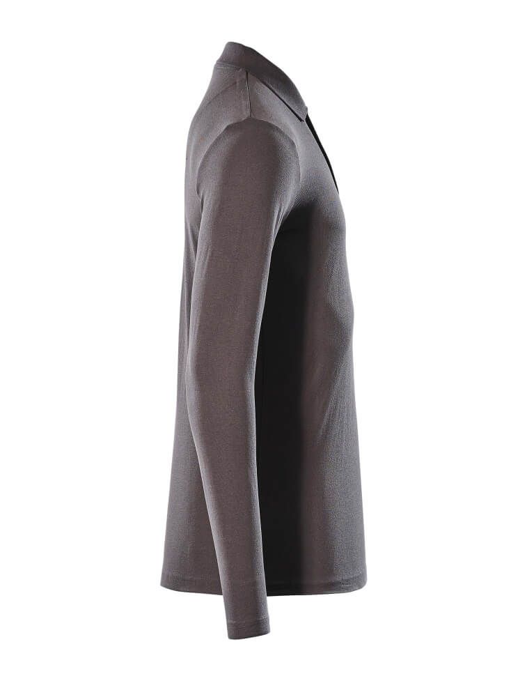 Crossover Langarm Polo-Shirt