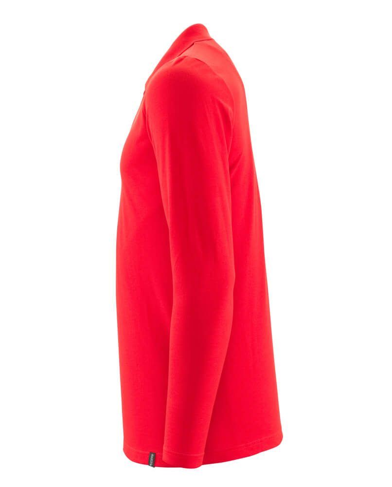 Crossover Langarm Polo-Shirt