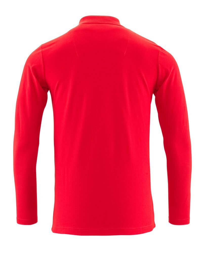Crossover Langarm Polo-Shirt