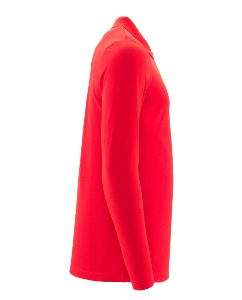 Crossover Langarm Polo-Shirt