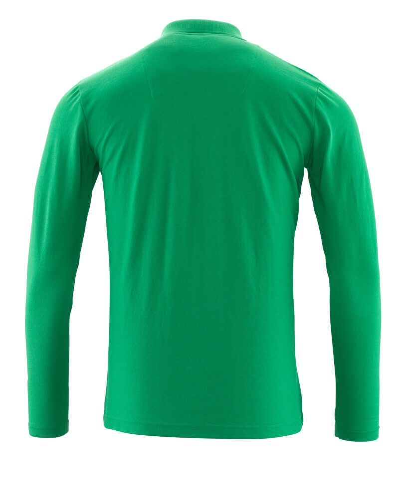Crossover Langarm Polo-Shirt