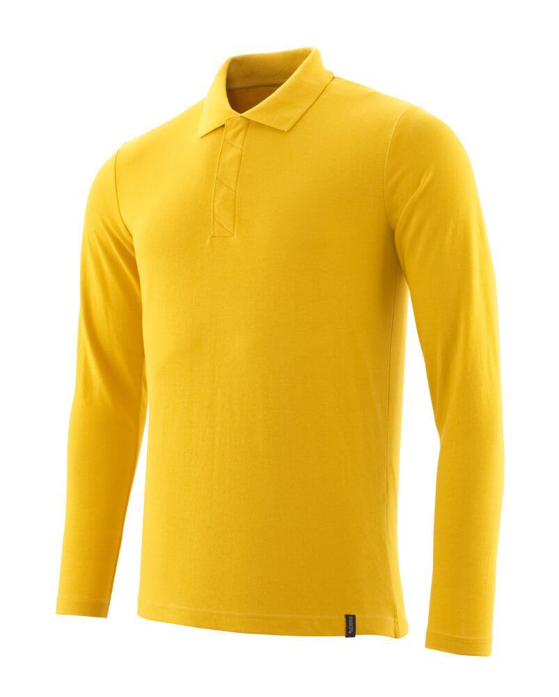 Crossover Langarm Polo-Shirt