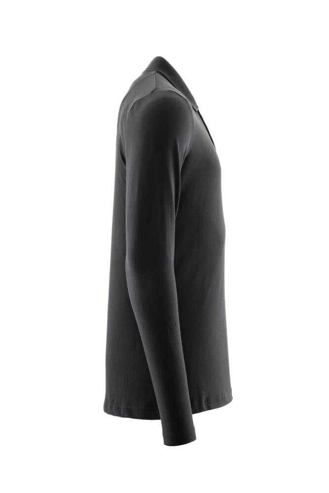Crossover Langarm Polo-Shirt