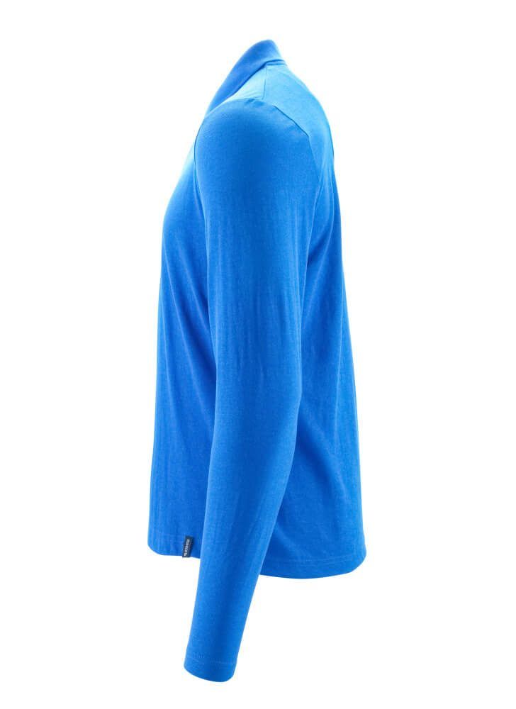 Crossover Langarm Polo-Shirt