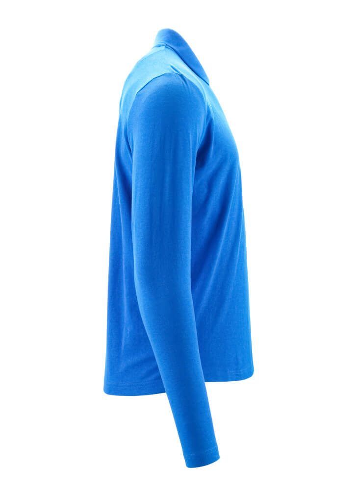 Crossover Langarm Polo-Shirt