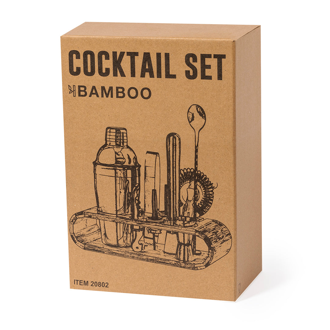 Cocktailset aus Edelstahl.