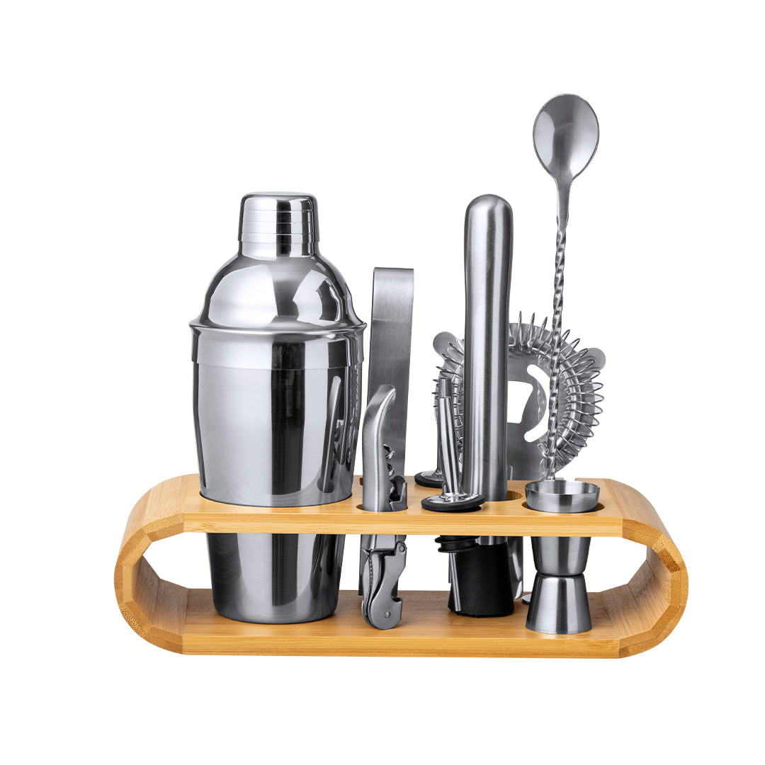 Cocktailset aus Edelstahl.