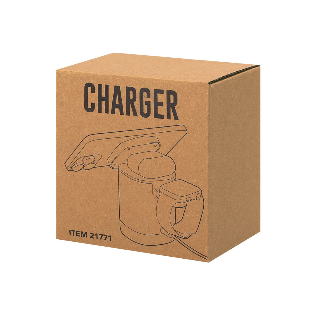 Ladegerät - 3 in 1 recycelt