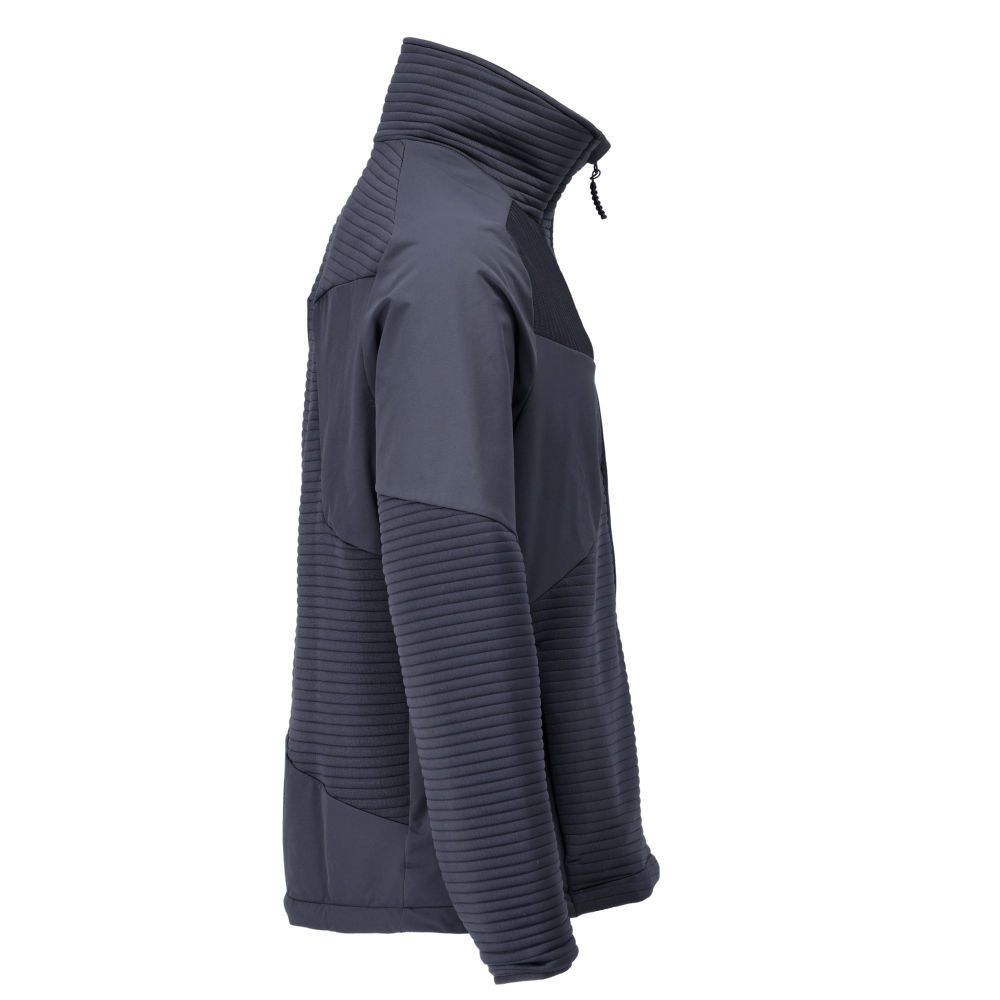 Fleecejacke mit kurzem Reißverschluss und Futter