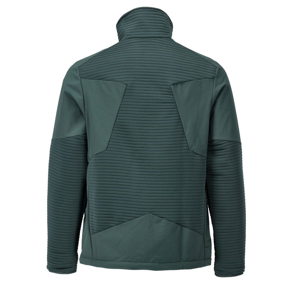 Fleecejacke mit kurzem Reißverschluss und Futter