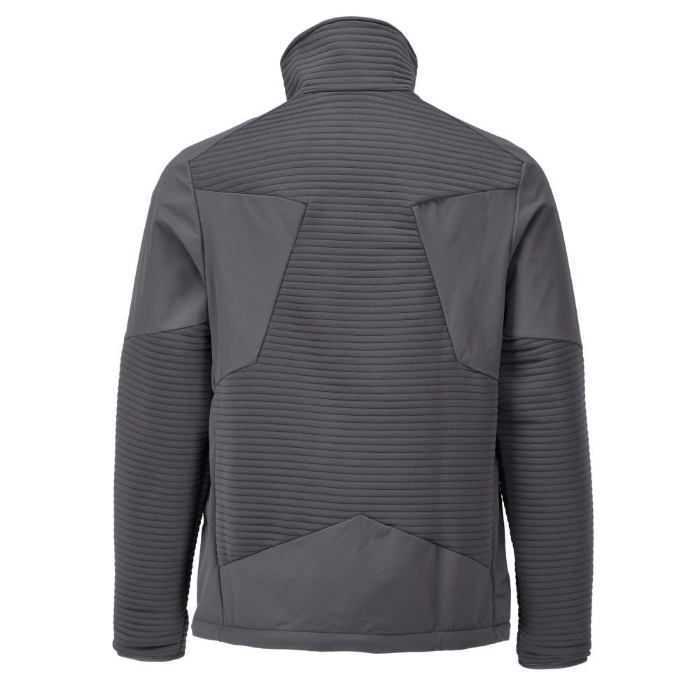 Fleecejacke mit kurzem Reißverschluss und Futter