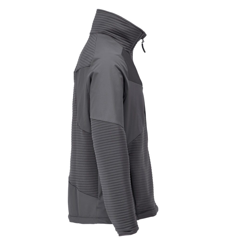 Fleecejacke mit kurzem Reißverschluss und Futter