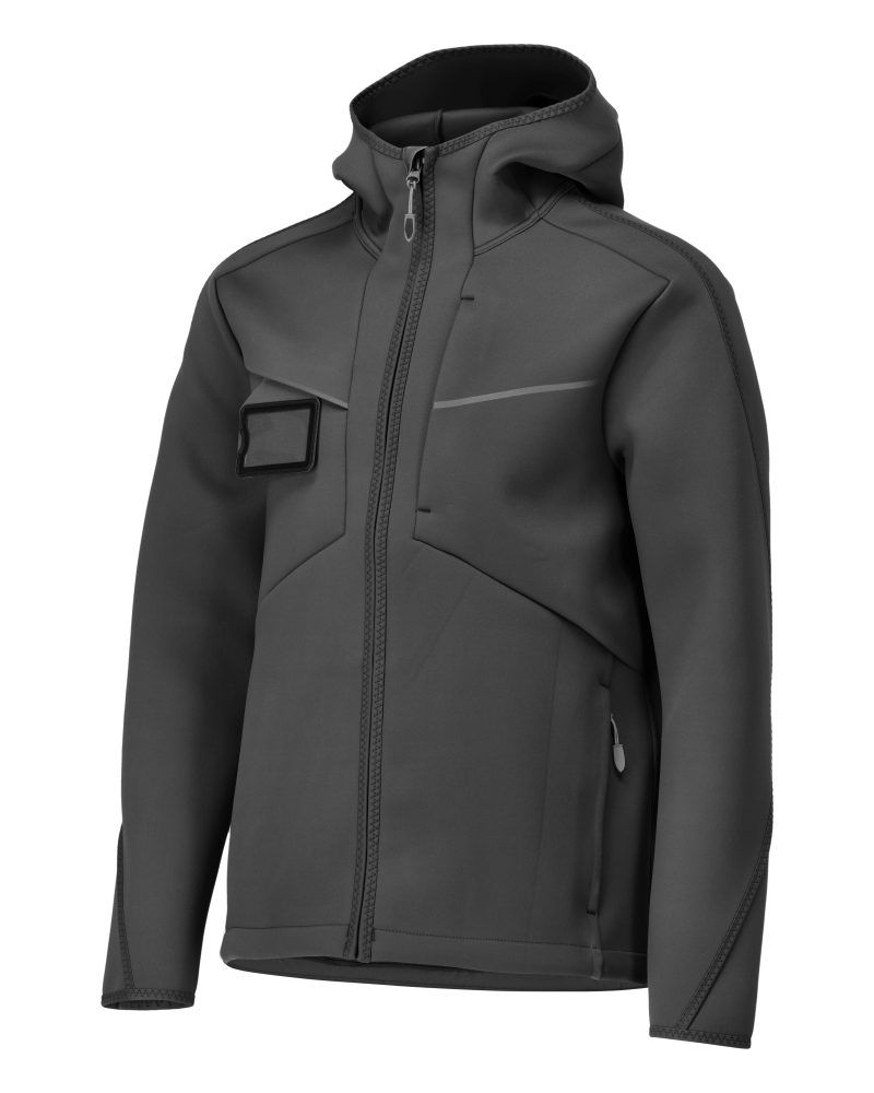Customized Softshelljacke mit Kapuze