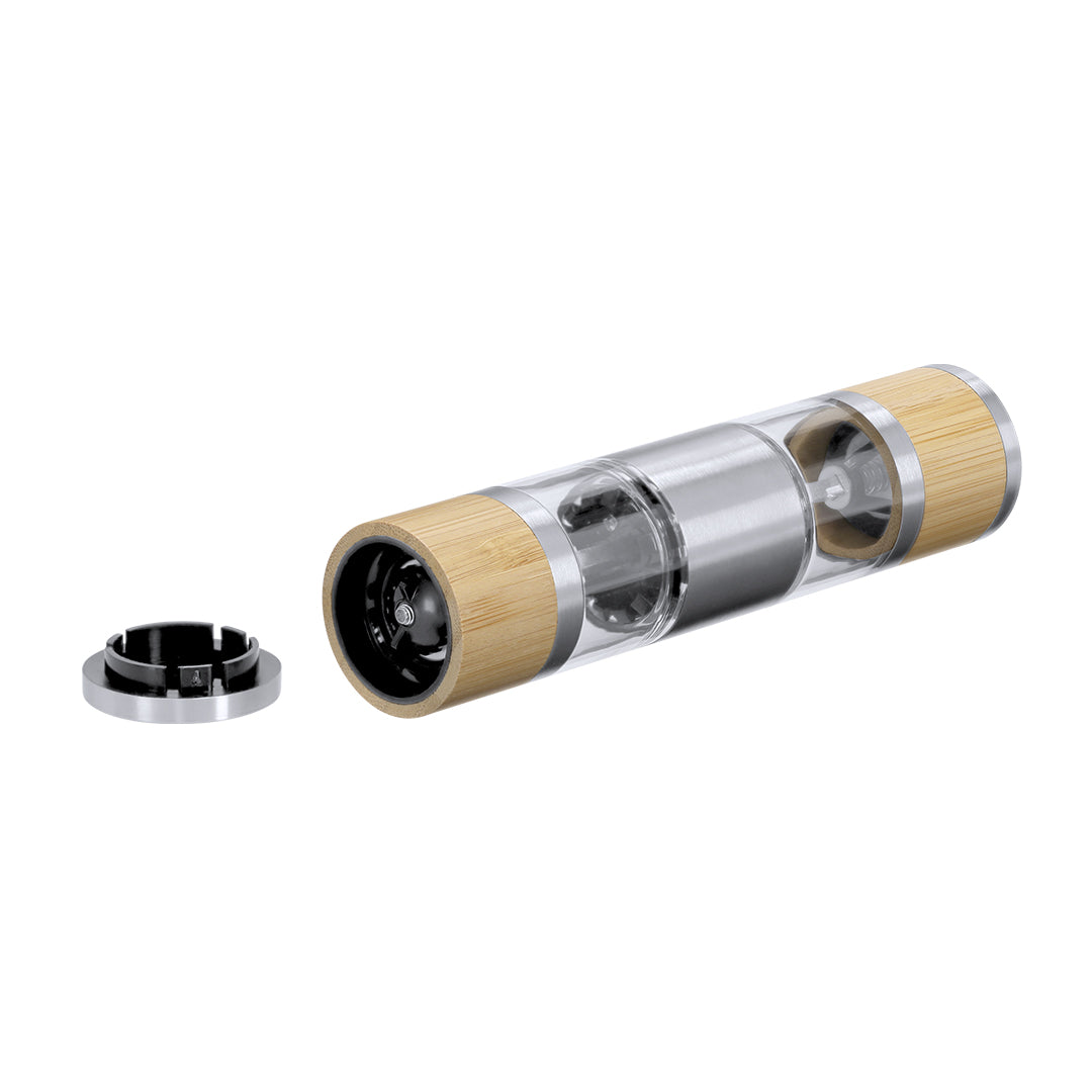 Mühle Salz/Pfeffer aus Bambus und Edelstahl
