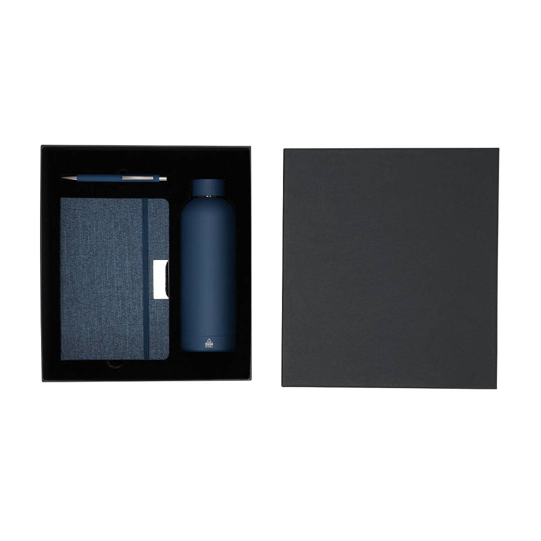Notizbuch / Flasche / Schreiber Set