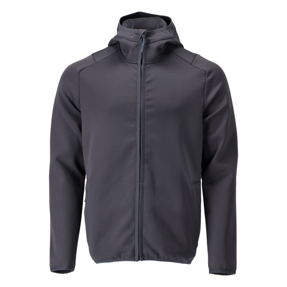 CUSTOMIZED Fleecejacke mit Kapuze