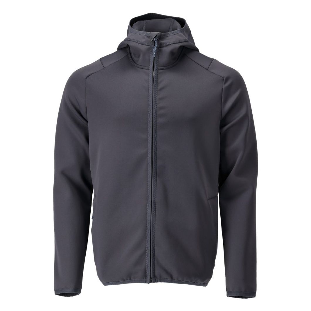 Fleecejacke mit Kapuze