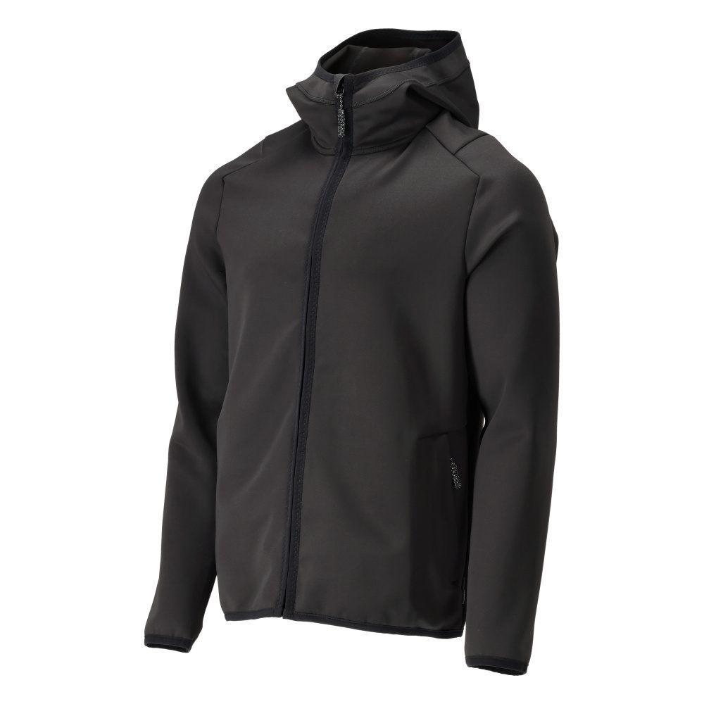 CUSTOMIZED Fleecejacke mit Kapuze