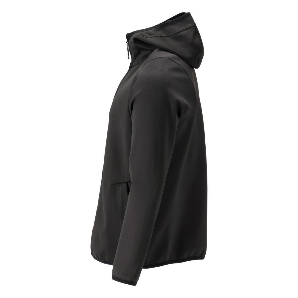 CUSTOMIZED Fleecejacke mit Kapuze