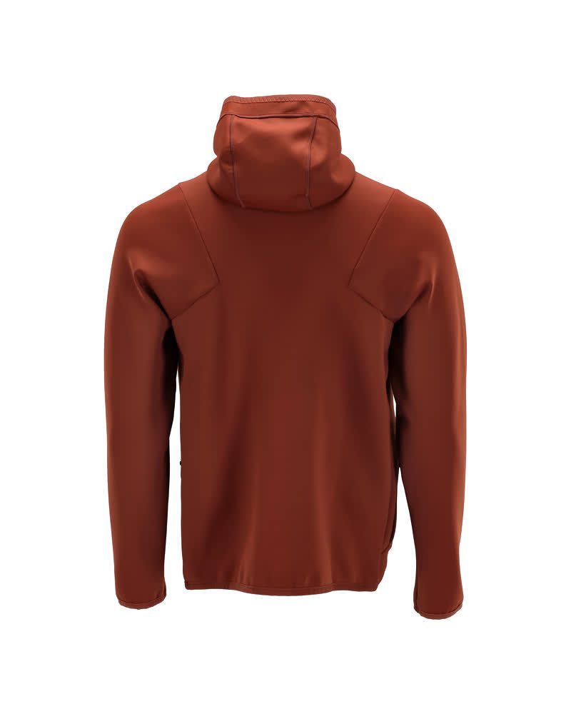 CUSTOMIZED Fleecejacke mit Kapuze