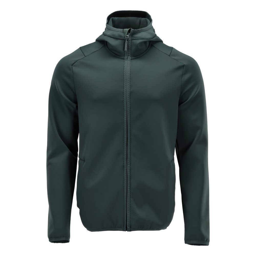 CUSTOMIZED Fleecejacke mit Kapuze