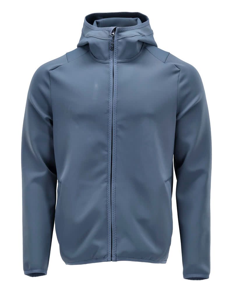 CUSTOMIZED Fleecejacke mit Kapuze