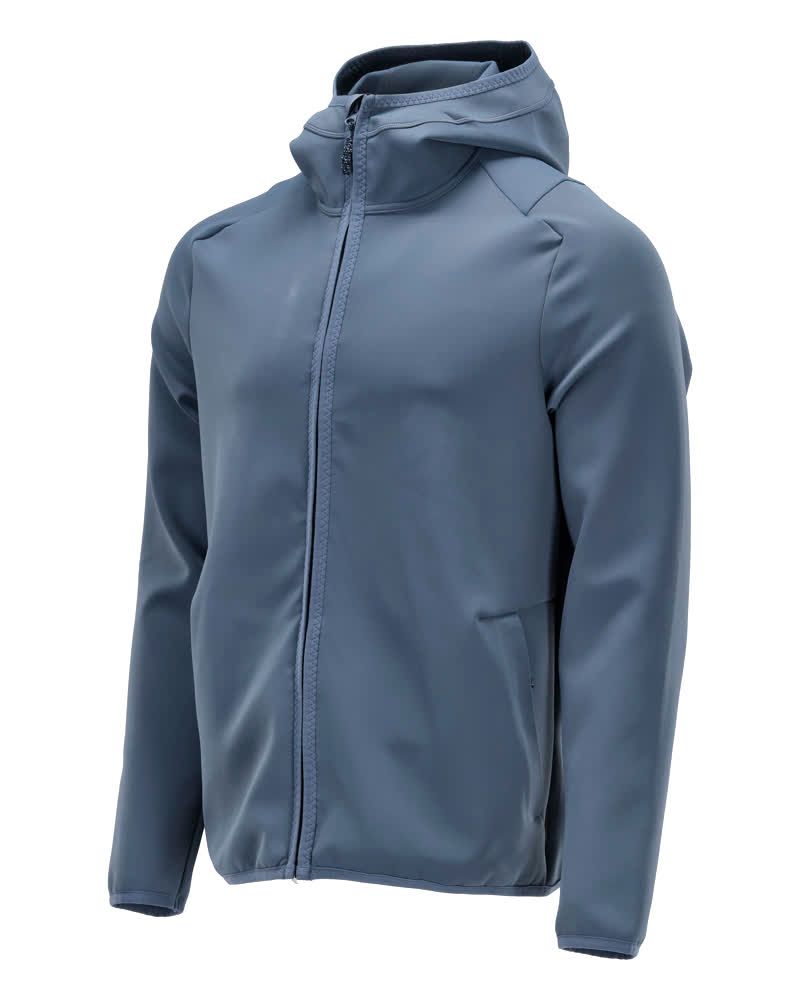 CUSTOMIZED Fleecejacke mit Kapuze