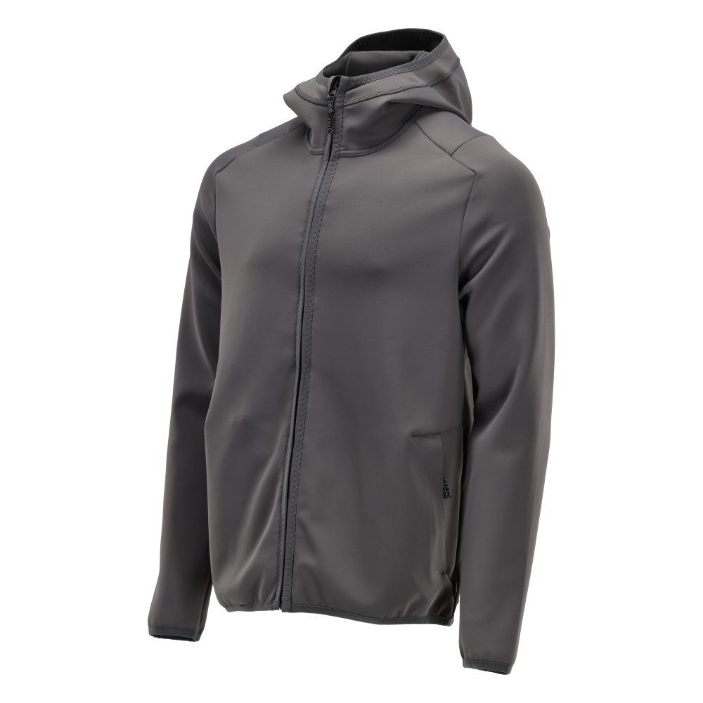 CUSTOMIZED Fleecejacke mit Kapuze