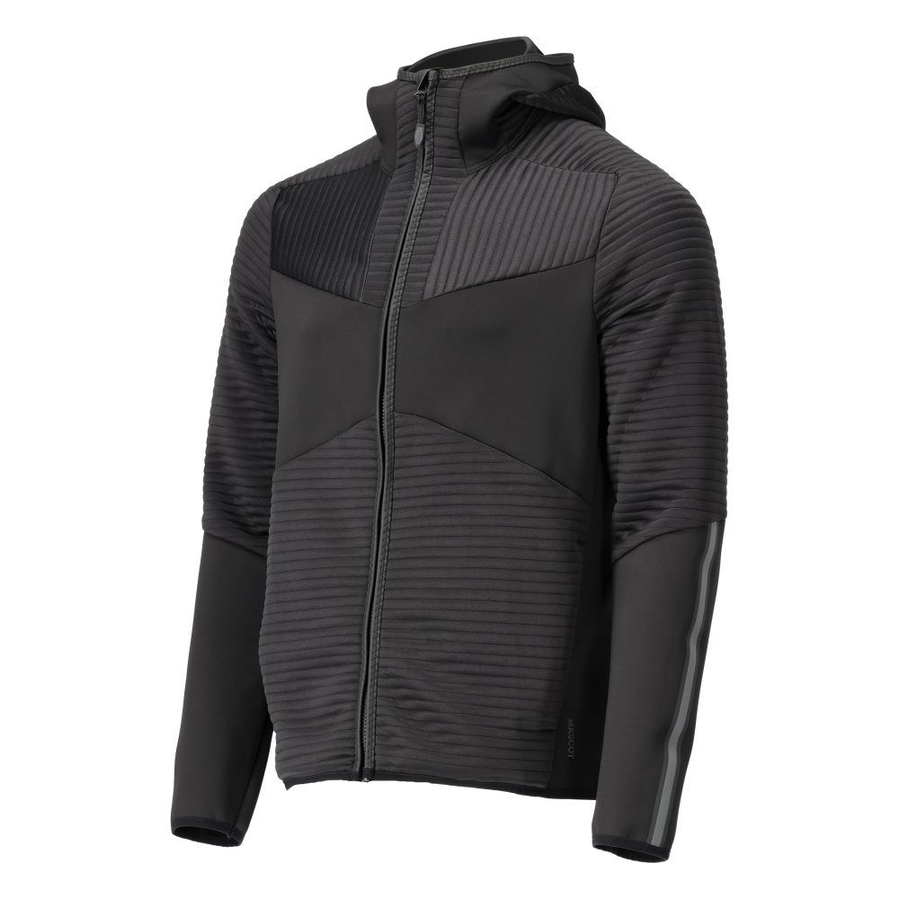 CUSTOMIZED Fleece Kapuzensweatshirt mit Reißverschluss