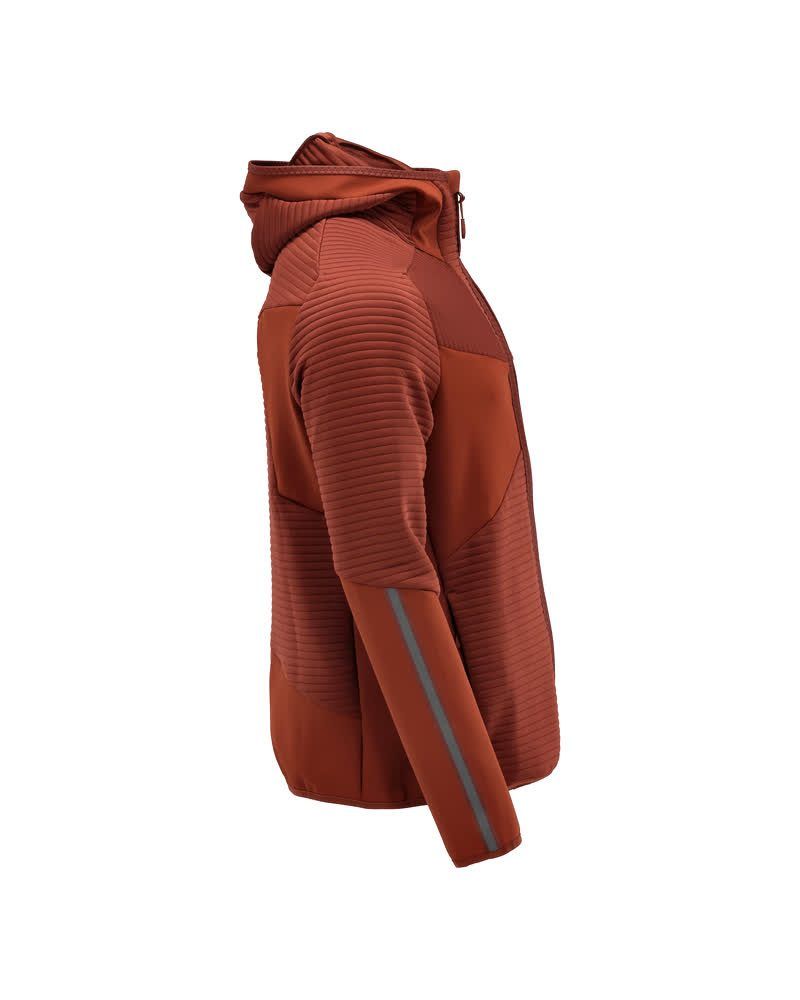 CUSTOMIZED Fleece Kapuzensweatshirt mit Reißverschluss